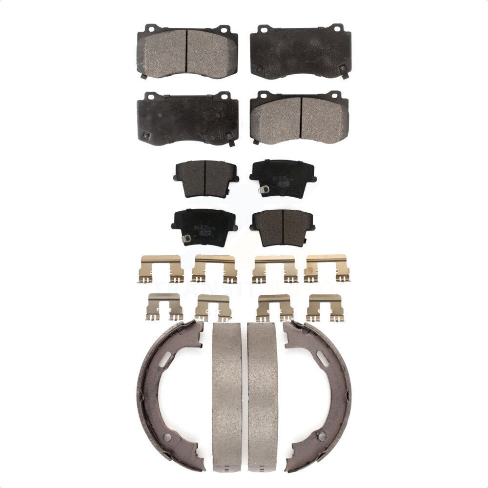[Avant et Arrière] Plaquette de frein pour Dodge Charger R T Scat Pack with 6.4L KTN-100849