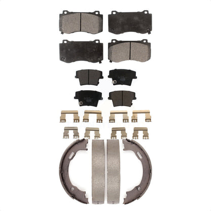 [Avant et Arrière] Plaquette de frein pour Dodge Charger R T Scat Pack with 6.4L KTN-100849