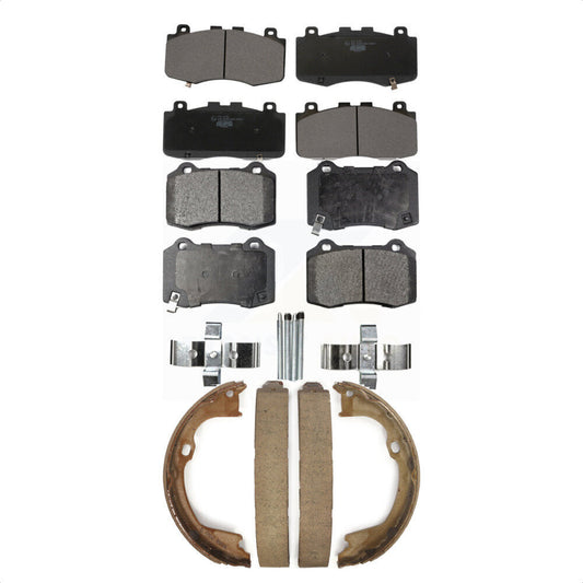 [Avant + Arrière] Kit de plaquette (céramique) de frein pour Jeep Grand Cherokee Dodge Durango KTN-100867 par Transit Auto