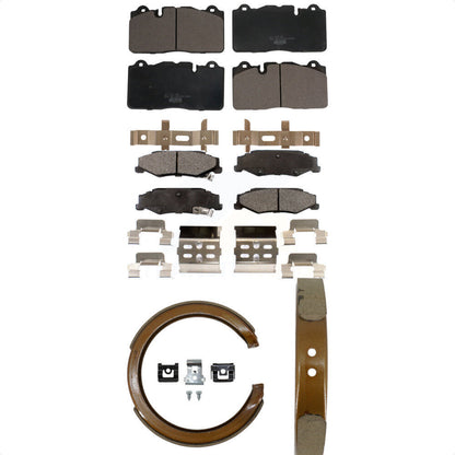 [Avant + Arrière] Kit de plaquette (céramique) de frein pour 2012 Chevrolet Corvette Base avec Composite Brakes KTN-100881