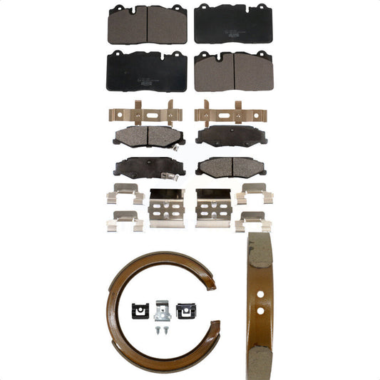 [Avant + Arrière] Kit de plaquette (céramique) de frein pour 2012 Chevrolet Corvette Base avec Composite Brakes KTN-100881
