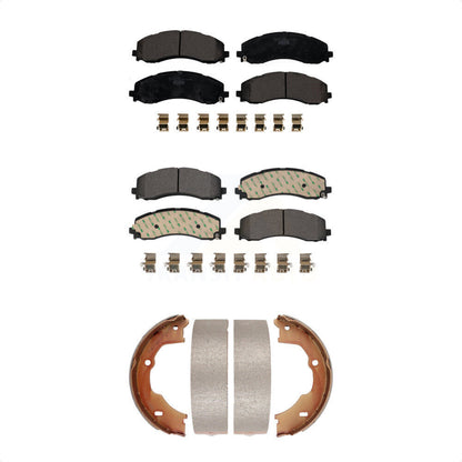 [Avant et Arrière] Plaquette de frein pour 2021 Ram 3500 With Single Wheels KTN-100895