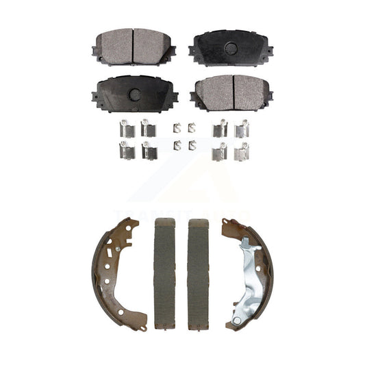 [Avant et Arrière] Plaquette de frein pour 2015-2018 Toyota Yaris Disc rear brakes KTN-100905