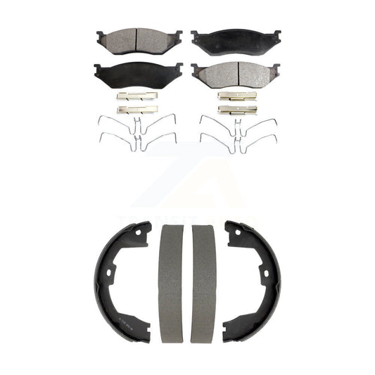 [Avant et Arrière] Plaquette de frein pour Ford F-450 Super Duty With 10 Lug Wheels KTN-100907