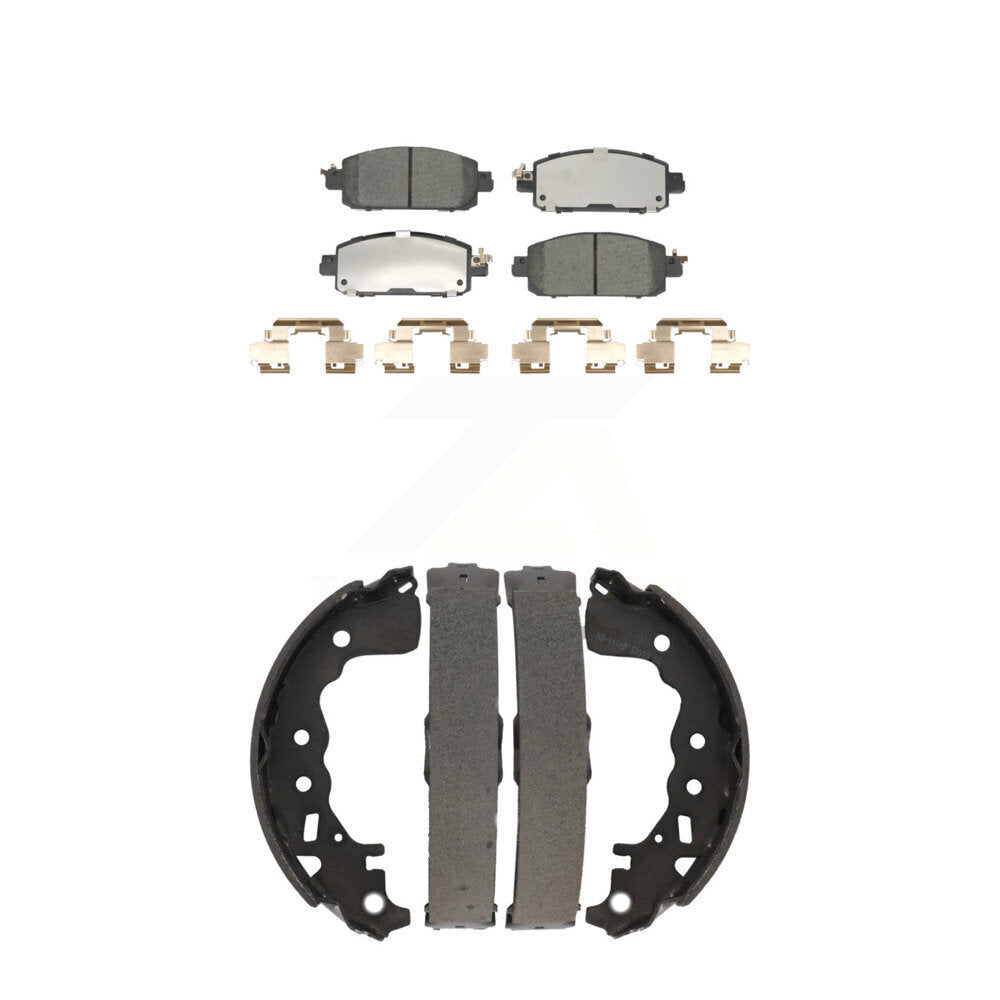 [Avant et Arrière] Plaquette de frein pour 2021 Nissan Kicks Disc rear brakes KTN-100925