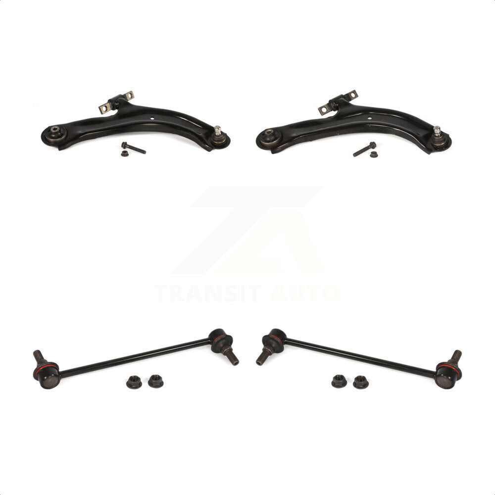 [Avant] Kit d'ensemble de bras de suspension et joint à rotule pour 2007-2012 Nissan Sentra KTR-100097 par TOR