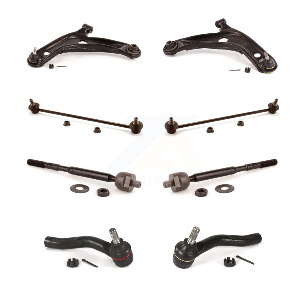[Avant] Kit d'ensemble de bras de suspension et joint à rotule pour 2006-2008 Toyota Yaris KTR-100550 par TOR