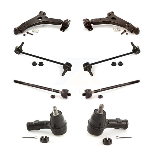 [Avant] Kit d'ensemble de bras de suspension et joint à rotule pour 2009-2010 Ford Focus sans Fixed Ratio KTR-100585