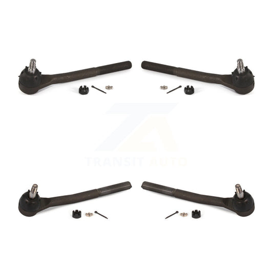 [Avant] Kit d'extrémité de biellette de direction pour Chevrolet Astro Caprice Safari GMC Buick Cadillac Roadmaster Impala Oldsmobile LeSabre Fleetwood Brougham Delta 88 Electra DeVille Pontiac 98 Parisienne Custom Bel KTR-101847