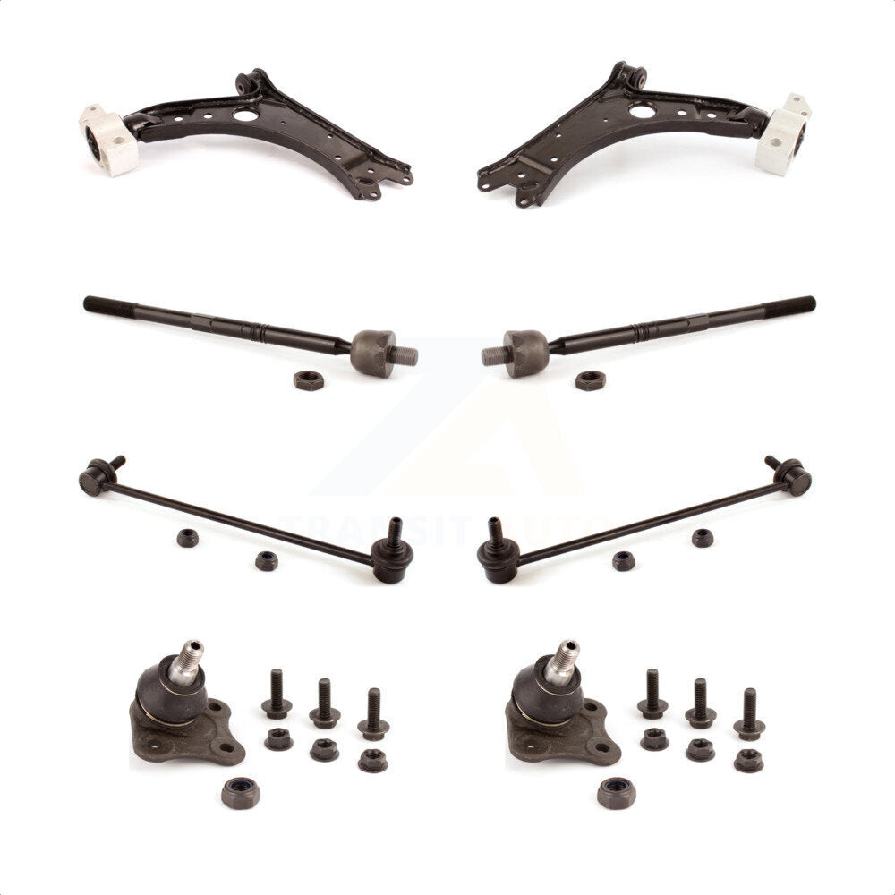[Avant] Kit de Bras de suspension pour 2007 Volkswagen Jetta 2.0T 2.5 Europa Trendline Wolfsburg Edition TDI To VIN 9M7631263 KTR-103181 par TOR