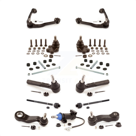 [Avant] Kit d'ensemble de bras de suspension et joint à rotule pour Chevrolet Silverado 1500 Classic GMC Sierra sans Frame Bracket RWD avec Coil front springs Rack steering type KTR-103418 par TOR