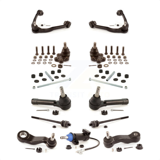 [Avant] Kit d'ensemble de bras de suspension et joint à rotule pour Chevrolet Silverado 1500 Classic GMC Sierra sans Frame Bracket RWD avec Coil front springs Gear steering type KTR-103420 par TOR