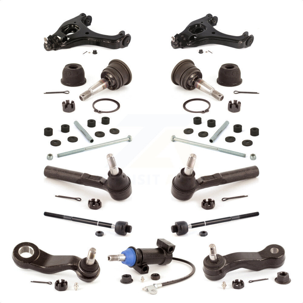 [Avant] Kit d'ensemble de bras de suspension et joint à rotule pour Chevrolet Silverado 1500 Classic GMC Sierra sans Frame Bracket RWD avec Coil front springs Rack steering type KTR-103460 par TOR
