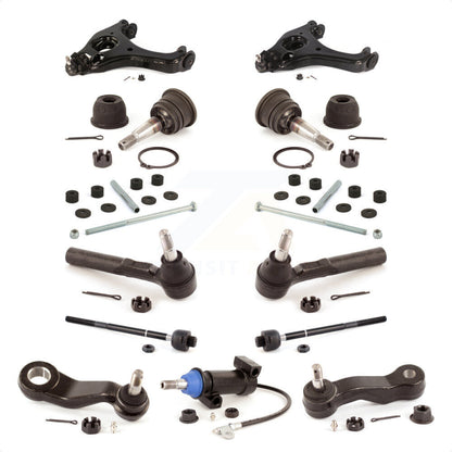 [Avant] Kit d'ensemble de bras de suspension et joint à rotule pour Chevrolet Silverado 1500 Classic GMC Sierra sans Frame Bracket RWD avec Coil front springs Rack steering type KTR-103460 par TOR