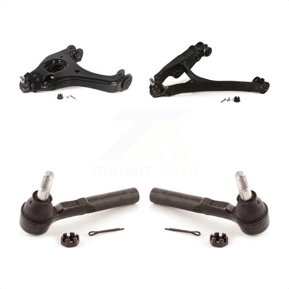 [Avant] Kit d'ensemble de bras de suspension et joint à rotule pour 2005 Chevrolet Silverado 1500 RWD avec Torsion Bar front springs Rack steering type KTR-104033 par TOR