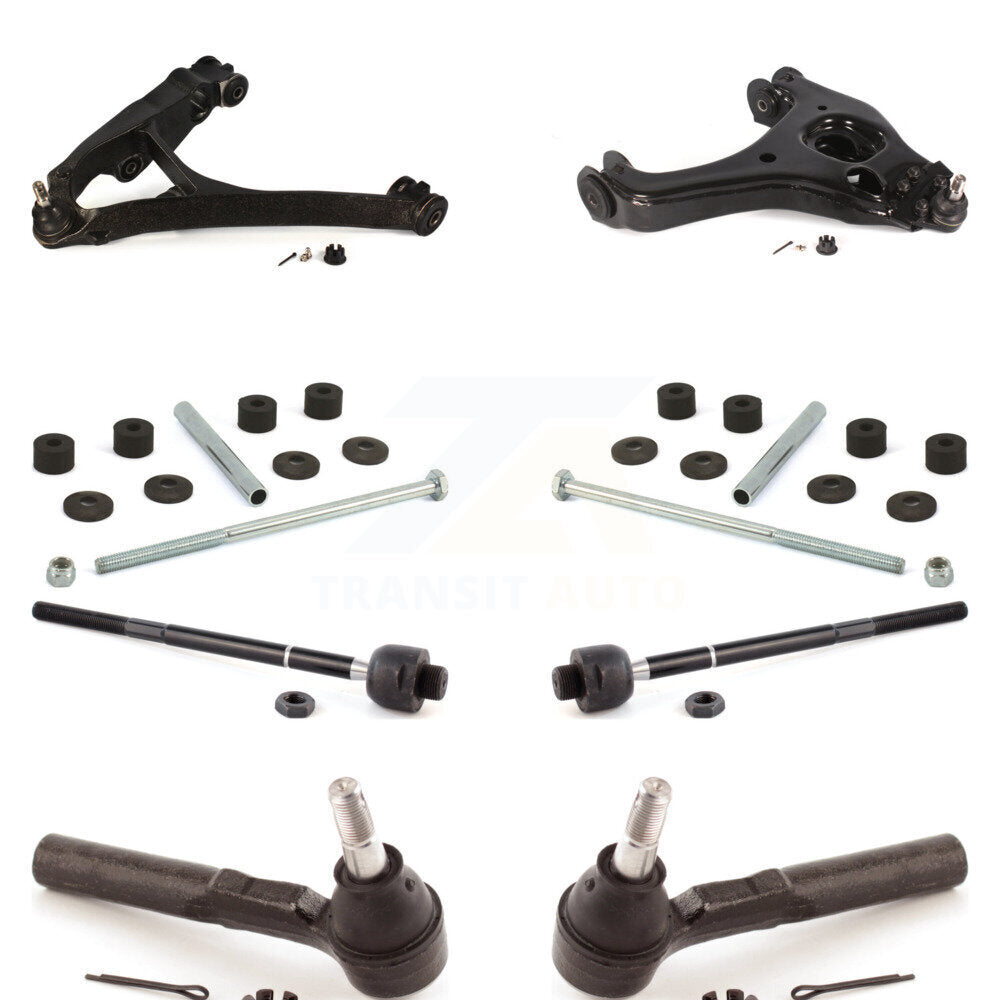 [Avant] Kit d'ensemble de bras de suspension et joint à rotule pour 2005 Chevrolet Silverado 1500 RWD avec Torsion Bar front springs Rack steering type KTR-104052