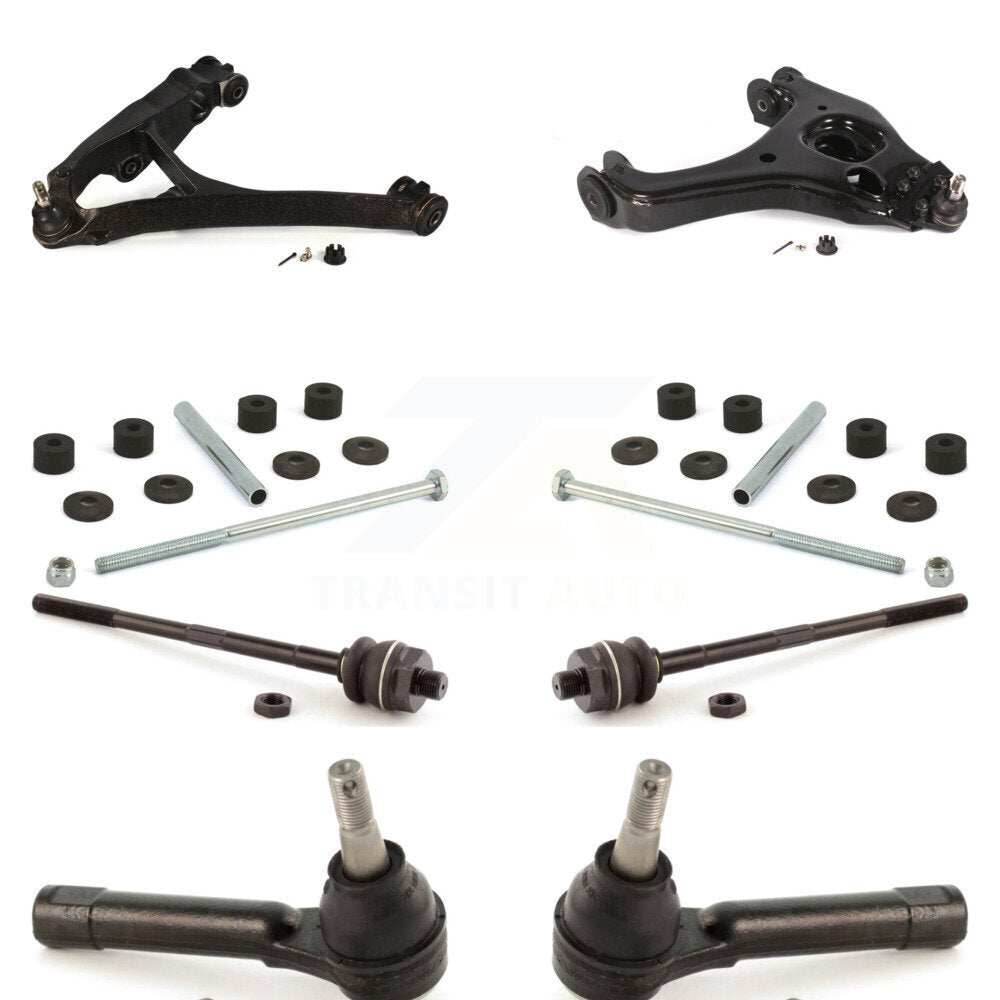 [Avant] Kit d'ensemble de bras de suspension et joint à rotule pour 2005 Chevrolet Silverado 1500 RWD avec Torsion Bar front springs Gear steering type KTR-104054