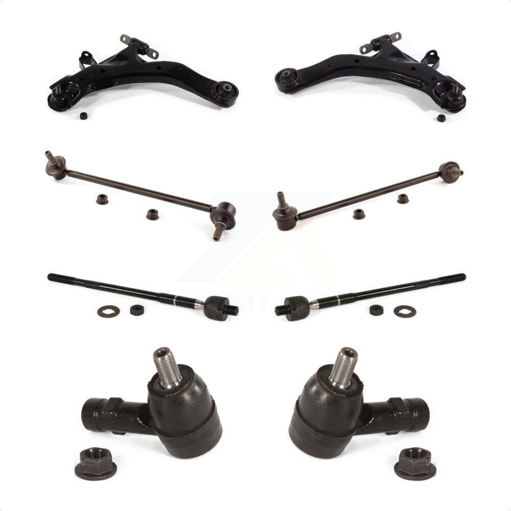 [Avant] Kit d'ensemble de bras de suspension et joint à rotule pour 2003-2008 Hyundai Tiburon KTR-104055 par TOR