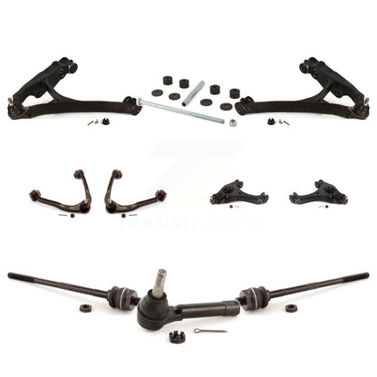 [Avant] Kit d'ensemble de bras de suspension et joint à rotule pour 2005 Chevrolet Silverado 1500 RWD avec Torsion front springs Gear steering type KTR-104069