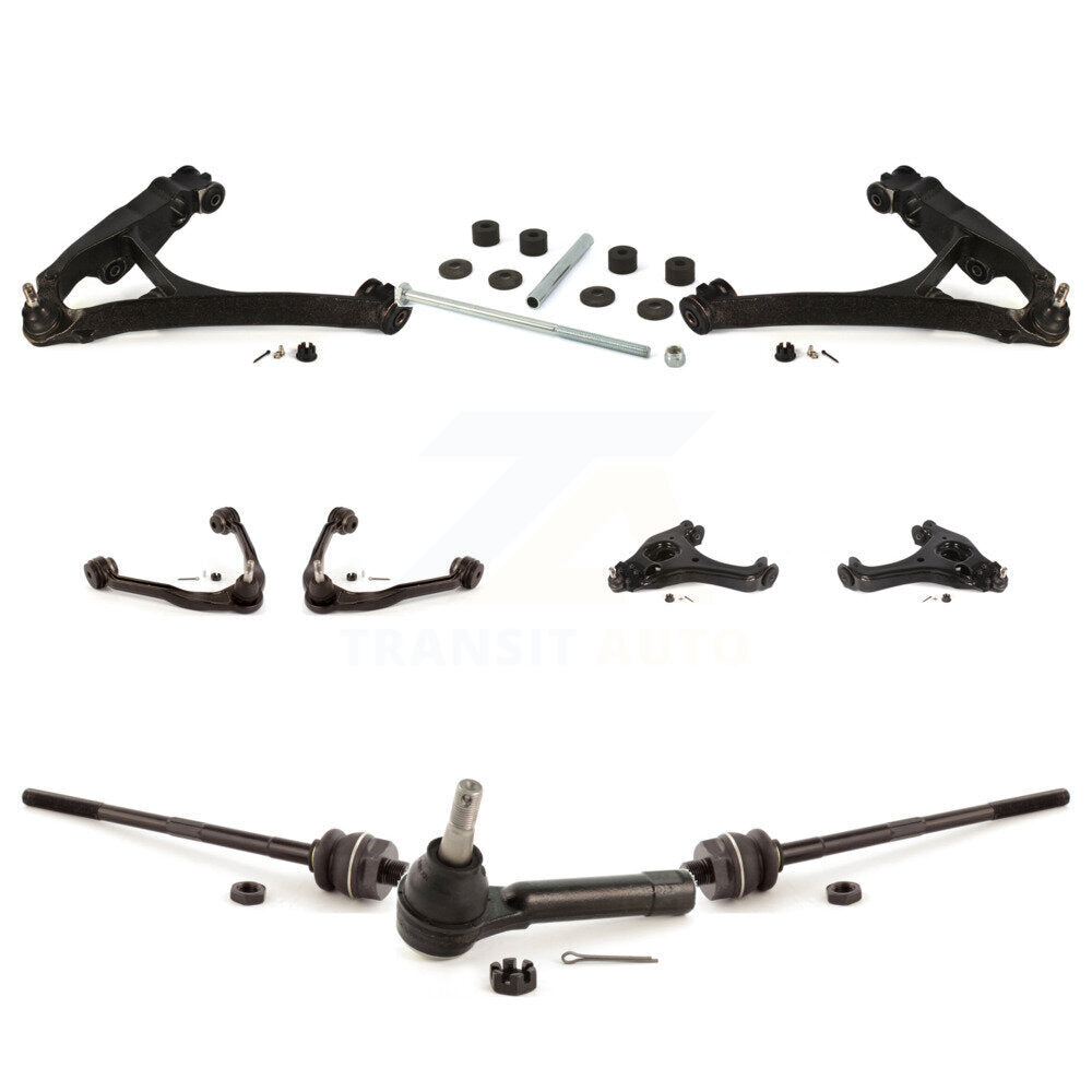 [Avant] Kit d'ensemble de bras de suspension et joint à rotule pour 2005 Chevrolet Silverado 1500 RWD avec Torsion front springs Gear steering type KTR-104071