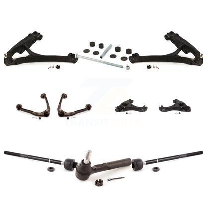 [Avant] Kit d'ensemble de bras de suspension et joint à rotule pour 2005 Chevrolet Silverado 1500 RWD avec Torsion front springs Rack steering type KTR-104073