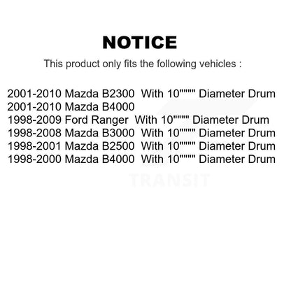 [Arrière] Kit de Cylindre de roue de frein à tambour pour Ford Ranger Mazda B3000 B2500 B4000 B2300 K14-100007