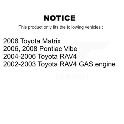 [Arrière] Kit de Cylindre de roue de frein à tambour pour Toyota RAV4 Pontiac Vibe Matrix K14-100017