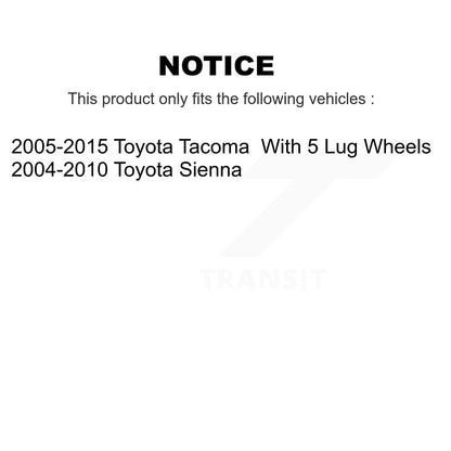 [Arrière] Kit de Cylindre de roue de frein à tambour pour Toyota Tacoma Sienna K14-100024
