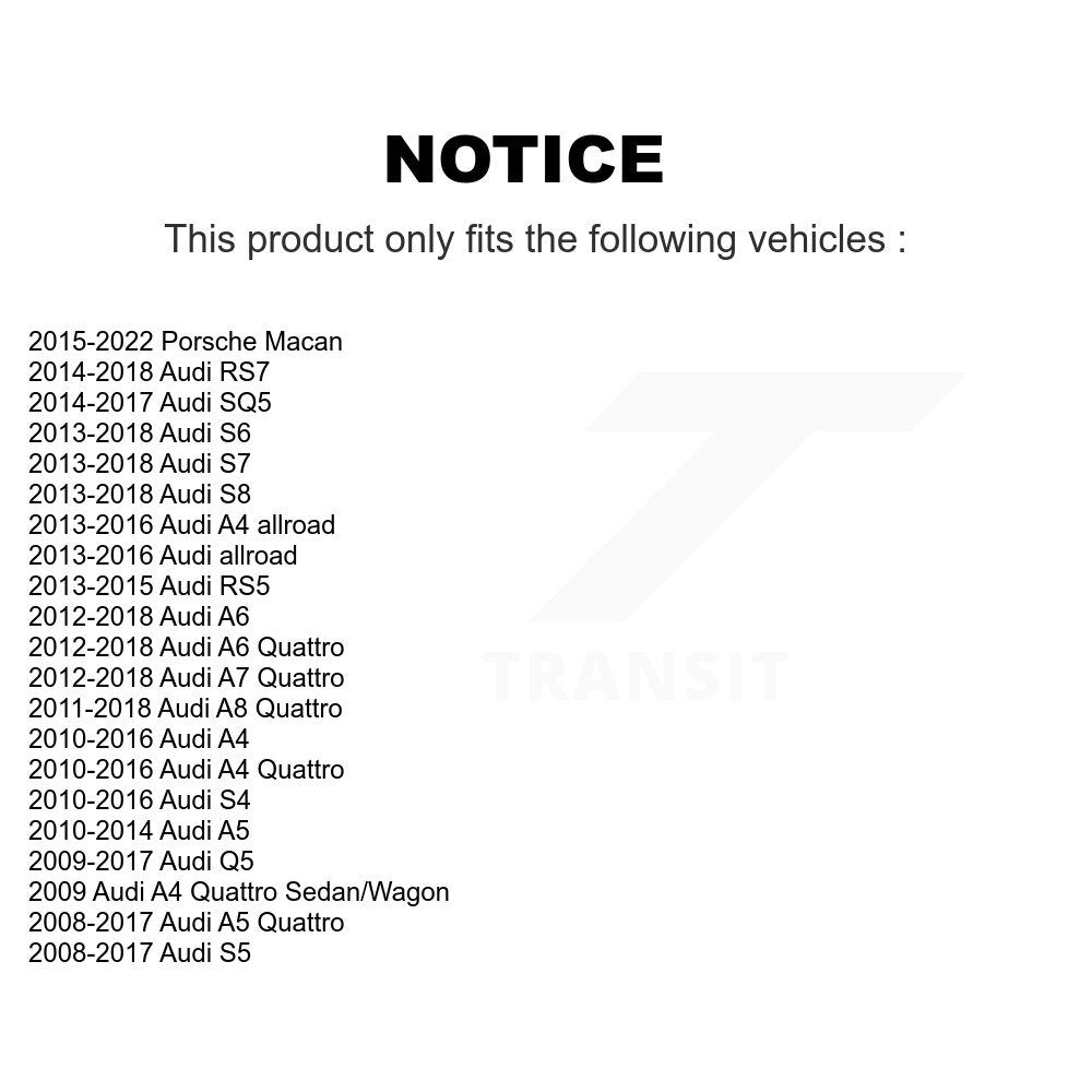 [Avant] Ensemble roulement de roue pour Audi Q5 Porsche Macan A4 Quattro A5 S4 S5 A6 A7 SQ5 K70-100003