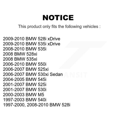 [Arrière] Ensemble roulement de roue pour BMW 530i 528i 540i 525i 530xi xDrive 535i 535xi 550i K70-100059