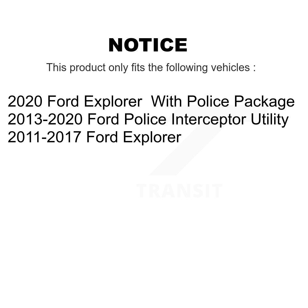 [Avant] Kit d'ensemble roulement de roue et moyeu pour Ford Explorer Police Interceptor Utility K70-100241