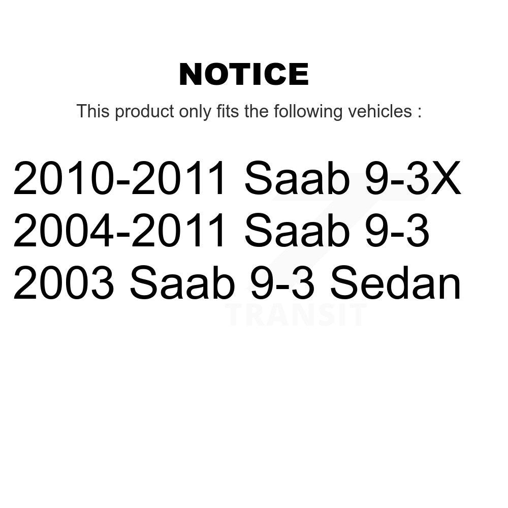 [Avant] Kit d'ensemble roulement de roue et moyeu pour Saab 9-3 9-3X K70-100275