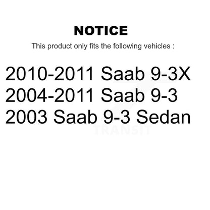 [Avant] Kit d'ensemble roulement de roue et moyeu pour Saab 9-3 9-3X K70-100275