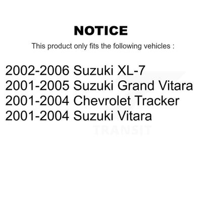 [Avant] Kit d'ensemble roulement de roue et moyeu pour Suzuki Chevrolet Tracker XL-7 Grand Vitara K70-100277