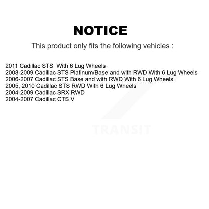 [Avant] Kit d'ensemble roulement de roue et moyeu pour Cadillac CTS SRX STS K70-100279
