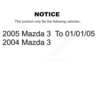 [Avant] Kit d'ensemble roulement de roue et moyeu pour Mazda 3 K70-100288