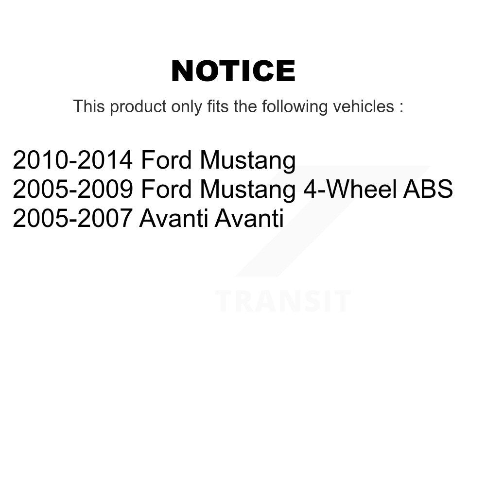 [Avant] Kit d'ensemble roulement de roue et moyeu pour Ford Mustang Avanti K70-100293