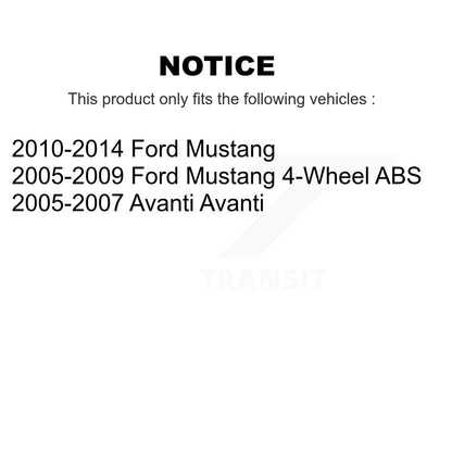 [Avant] Kit d'ensemble roulement de roue et moyeu pour Ford Mustang Avanti K70-100293