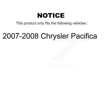 [Avant] Kit d'ensemble roulement de roue et moyeu pour 2007-2008 Chrysler Pacifica K70-100316