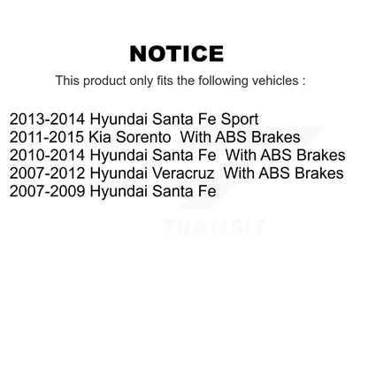 [Avant] Kit d'ensemble roulement de roue et moyeu pour Hyundai Kia Sorento Santa Fe Sport Veracruz K70-100321