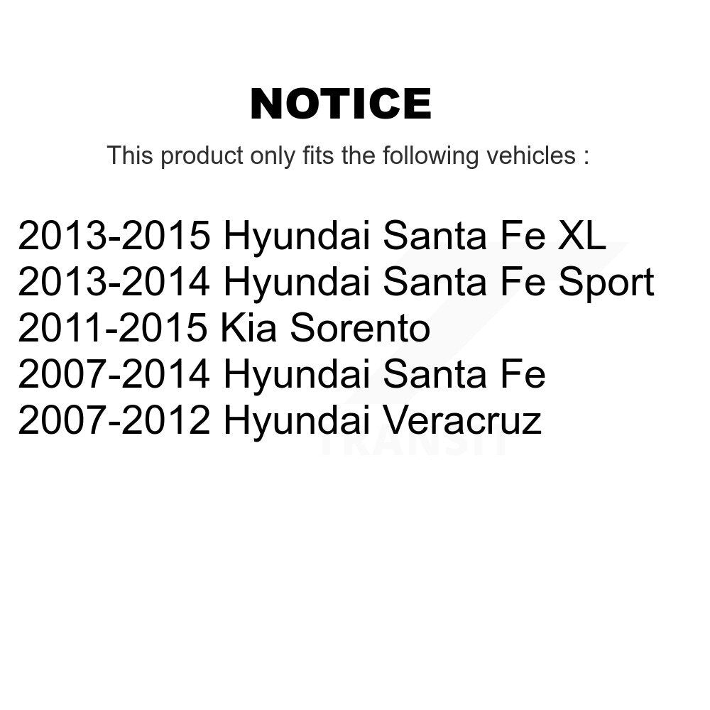 [Avant] Kit d'ensemble roulement de roue et moyeu pour Hyundai Kia Sorento Santa Fe Sport Veracruz K70-100321