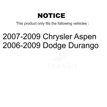 [Avant] Kit d'ensemble roulement de roue et moyeu pour Dodge Durango Chrysler Aspen K70-100325