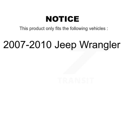 [Avant] Kit d'ensemble roulement de roue et moyeu pour 2007-2010 Jeep Wrangler K70-100326
