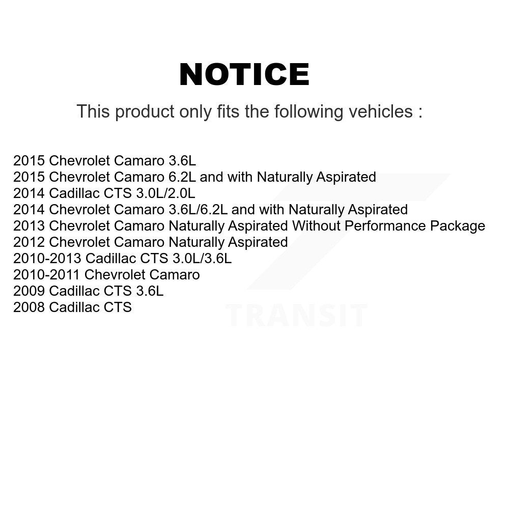 [Avant] Kit d'ensemble roulement de roue et moyeu pour Chevrolet Camaro Cadillac CTS Impala XTS K70-100333