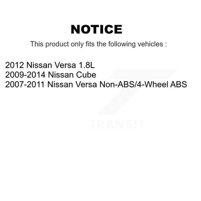 [Avant] Kit d'ensemble roulement de roue et moyeu pour Nissan Versa K70-100370