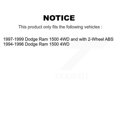 [Avant] Kit d'ensemble roulement de roue et moyeu pour Dodge Ram 1500 K70-100373