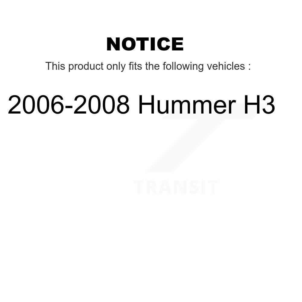 [Avant] Ensemble roulement de roue et moyeu pour 2006-2008 Hummer H3 K70-100426