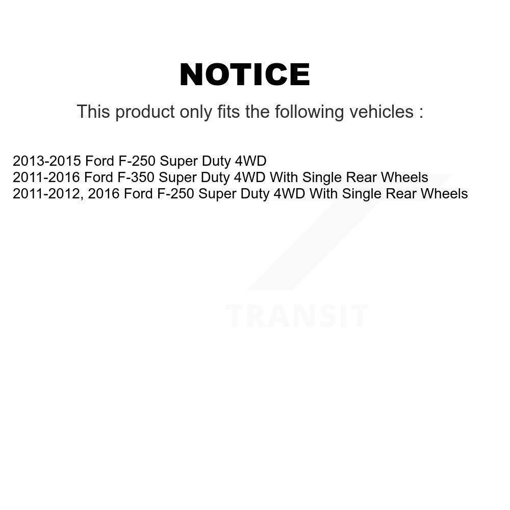 [Avant] Kit d'ensemble roulement de roue et moyeu pour Ford F-250 Super Duty F-350 4WD K70-100446
