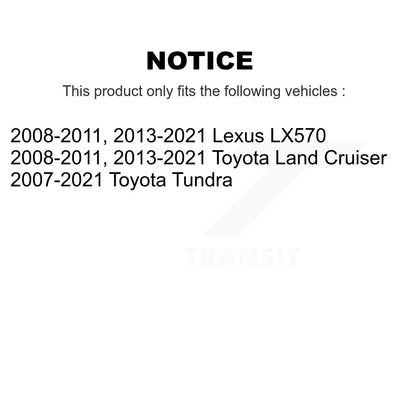 [Arrière] Kit d'ensemble roulement de roue pour Toyota Tundra K70-100457