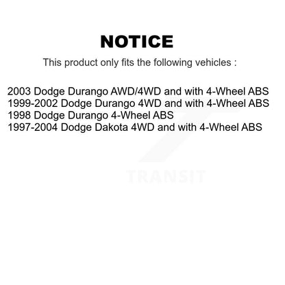 [Avant] Kit d'ensemble roulement de roue et moyeu pour Dodge Dakota Durango K70-100470